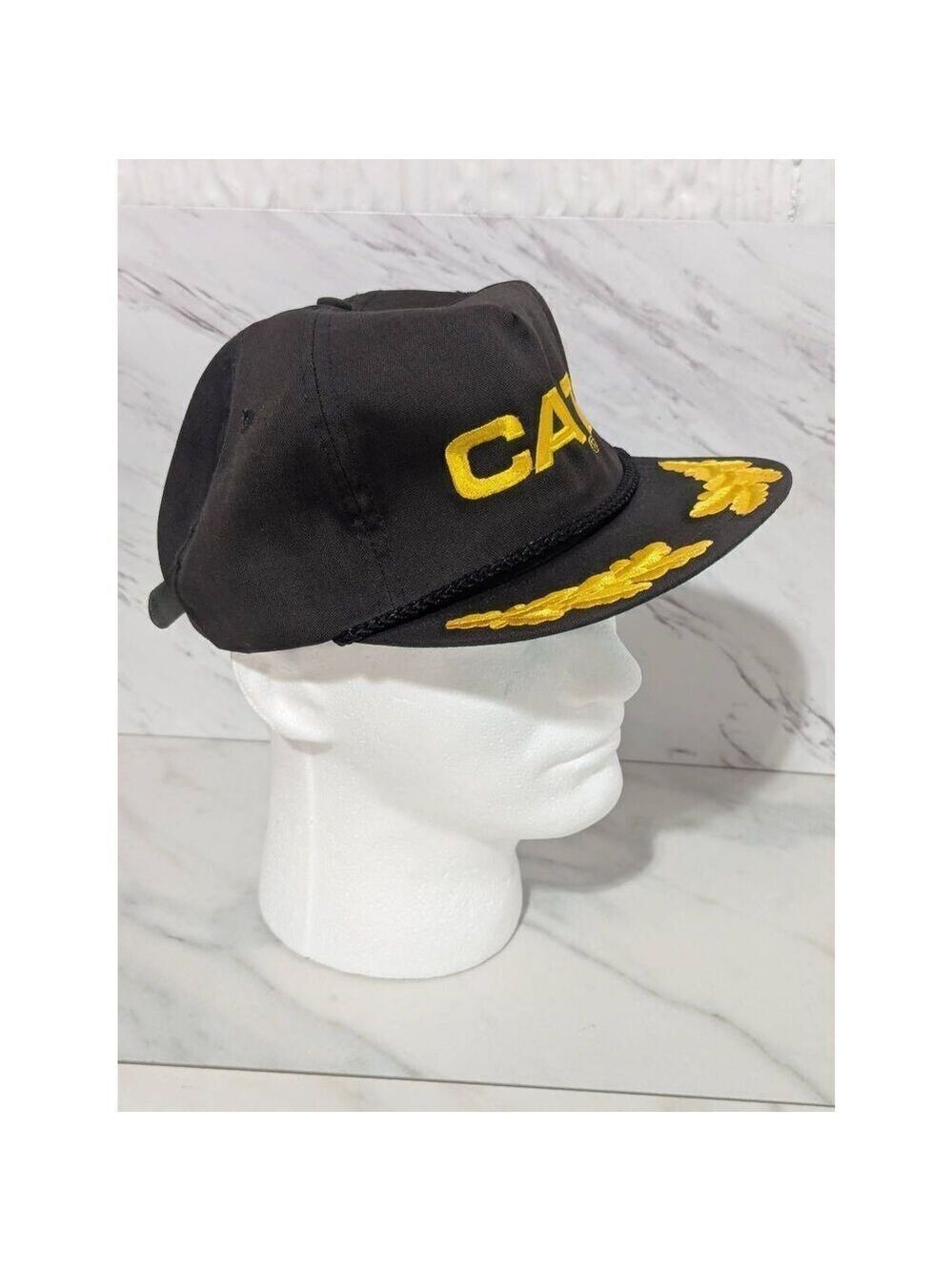 CAT Vintage Michigan Collector's Series Made In USA Trucker Cap Size OS Fits Mos